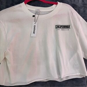 Garage White Graphic Tee